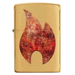 Zippo Rusty Flame Design 29878